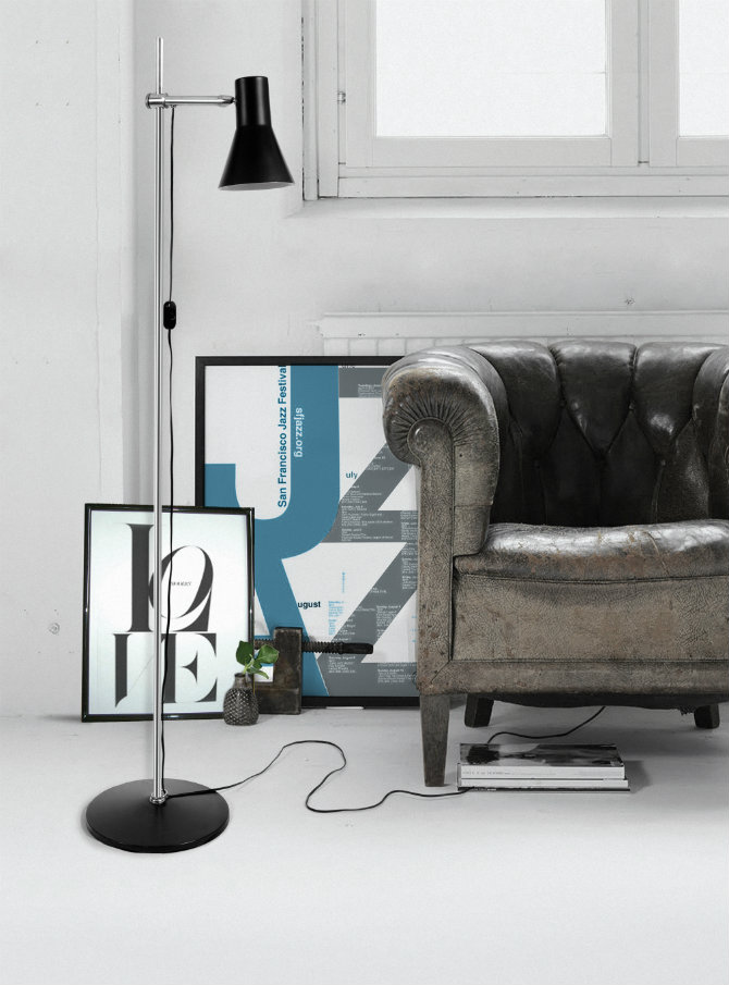 Feature floor lamps in your industrial style living room - Industrial-Style Floor Lamps