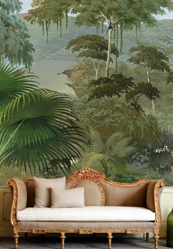 View of Pattern Wallpaper Solutions for Your Living Rooms Ideas