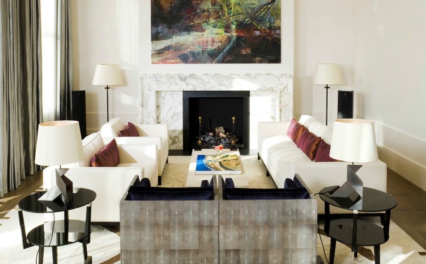 Top White and Beige Modern Living Room Designs