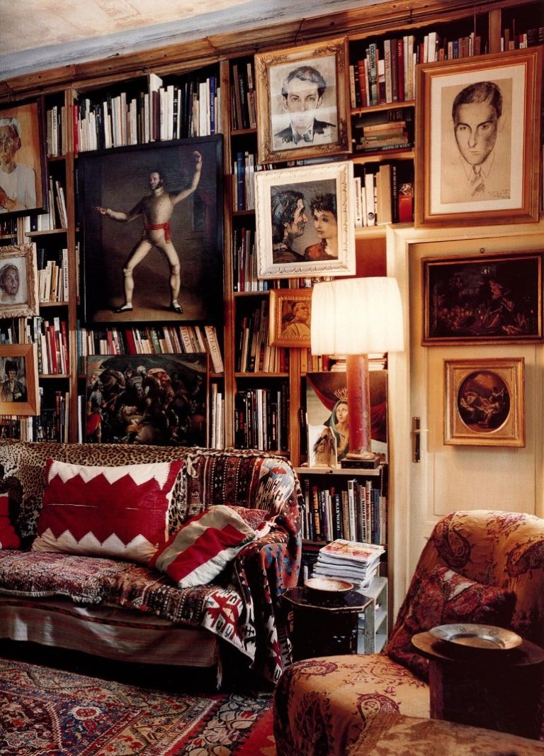 Living Room Ideas: Vintage Home Libraries