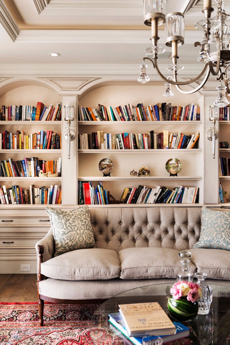 Living Room Ideas: Vintage Home Libraries