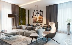 Stunning Open Plan Living Room with DelightFULL Lighting Design feat