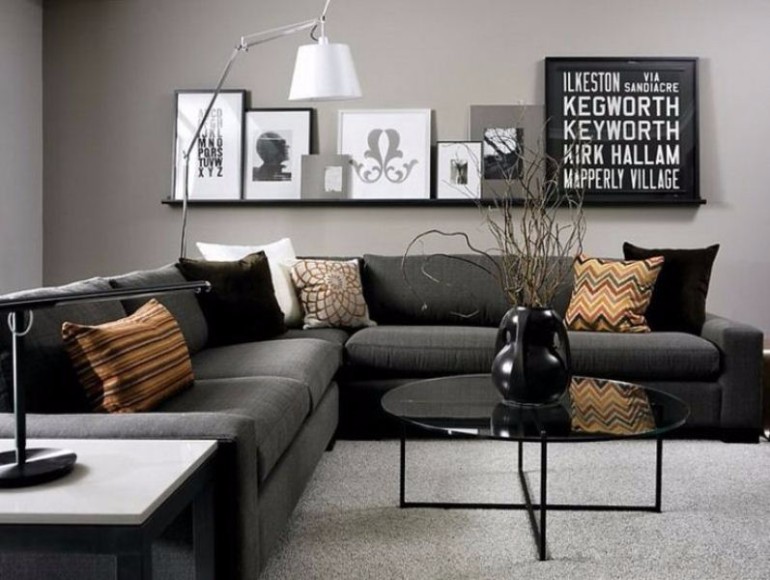 BLACK LIVING ROOMS IDEAS & INSPIRATION