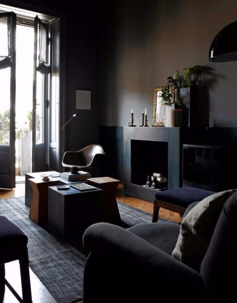 Living Room Decor Black