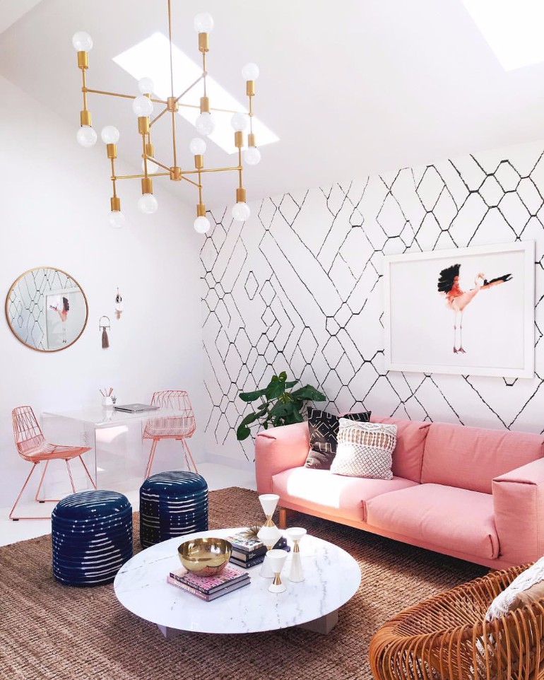Glorious Ideas About Light Pink Living Rooms