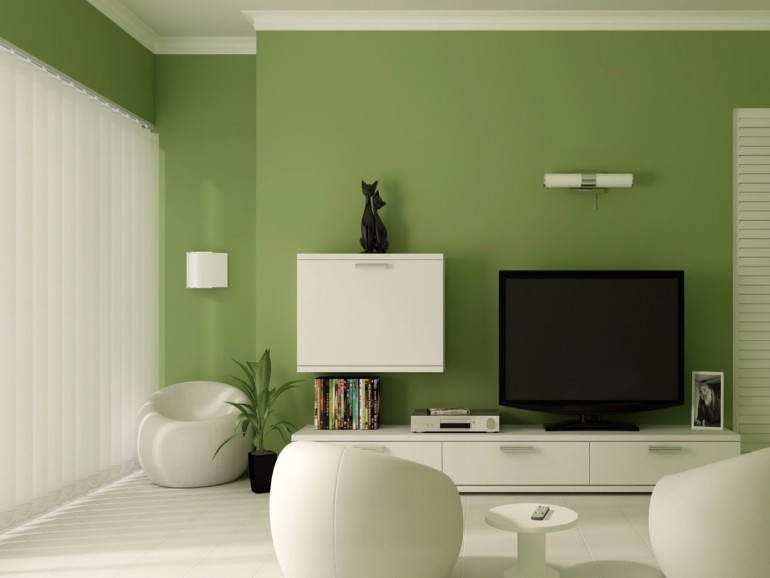 Ideas for a Refreshing Lime Living Room