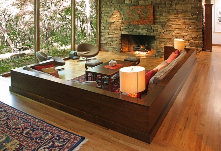 10 Brilliant Sunken Living Room Designs