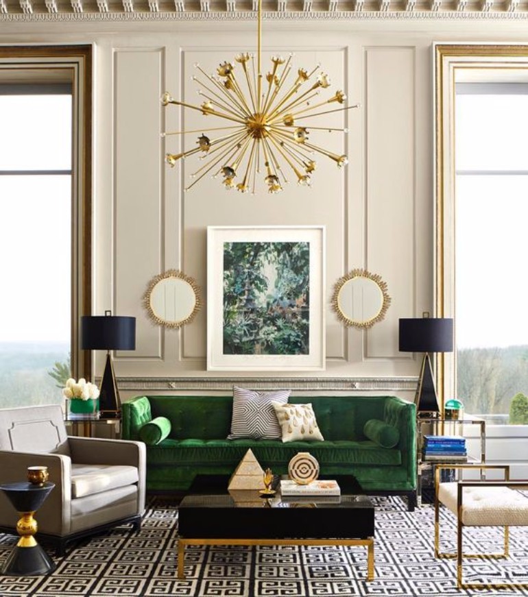 Top 5 art deco style living rooms to die for