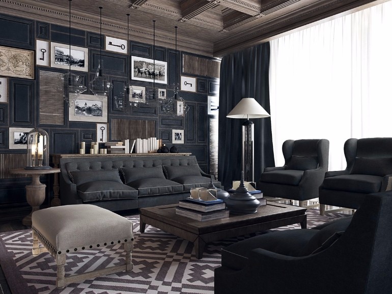 Top 5 art deco style living rooms to die for