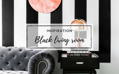 8 Black Living Rooms Where We Wouldn't Mind Taking a Nap_8