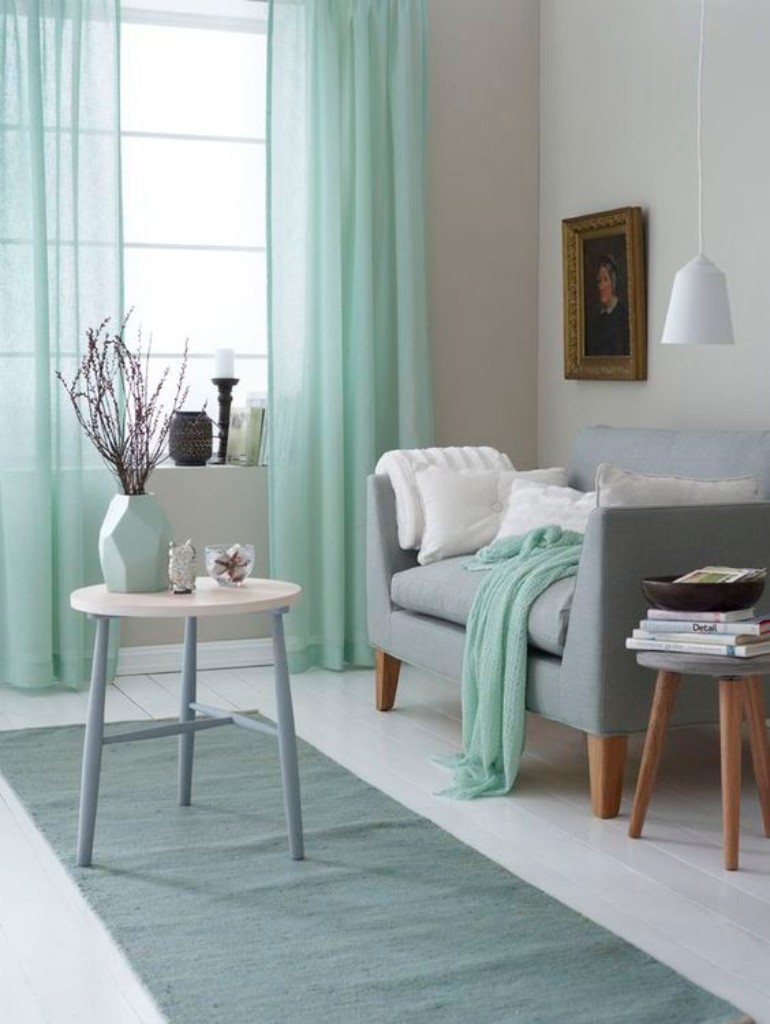 Turquoise Living Room Inspiration: The Best Color To Use This August