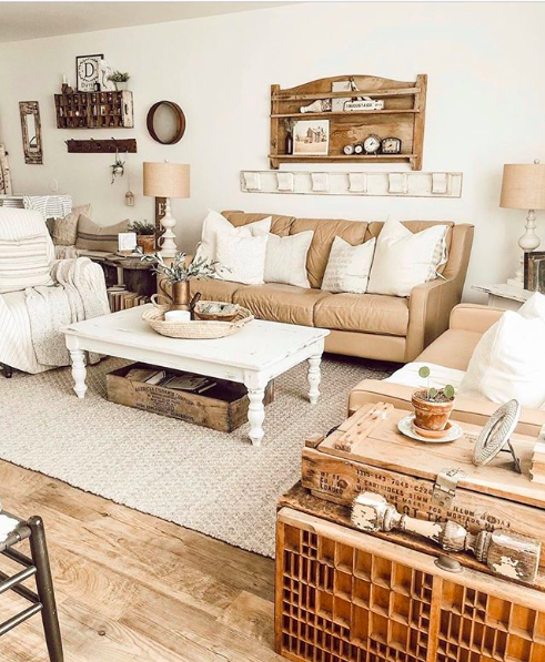 🔝5️⃣ Rustic and Cosy Living Rooms on Instagram