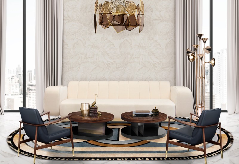 5 Gorgeous Living Room Designs Using a Velvet Sofa!