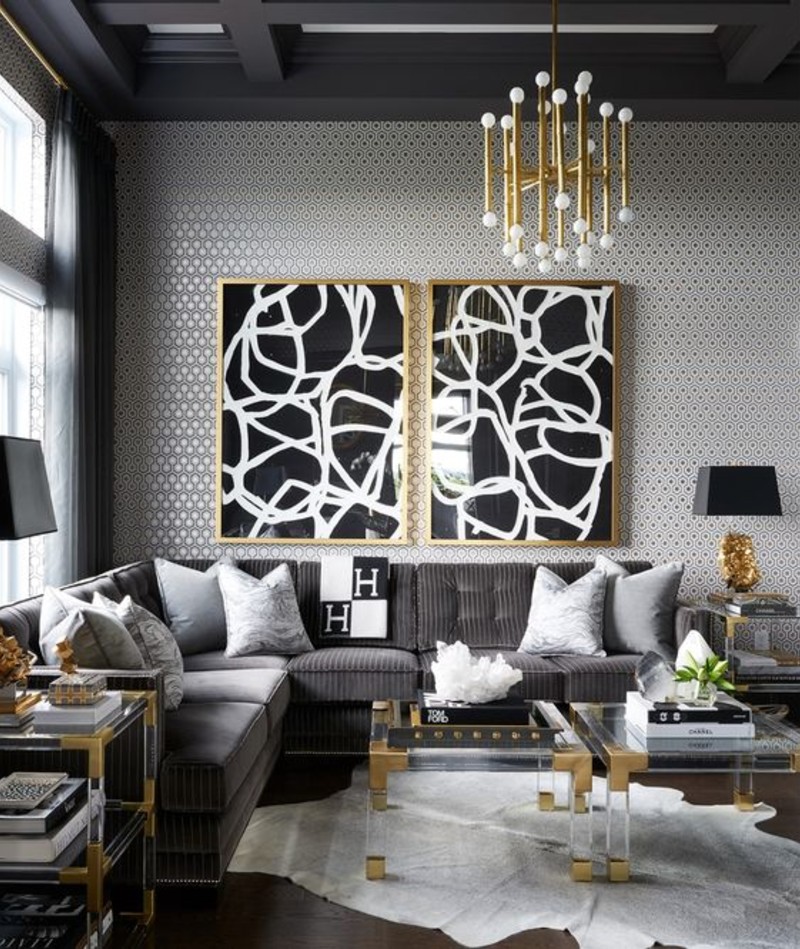 Gray And Gold Decorating Ideas Leadersrooms