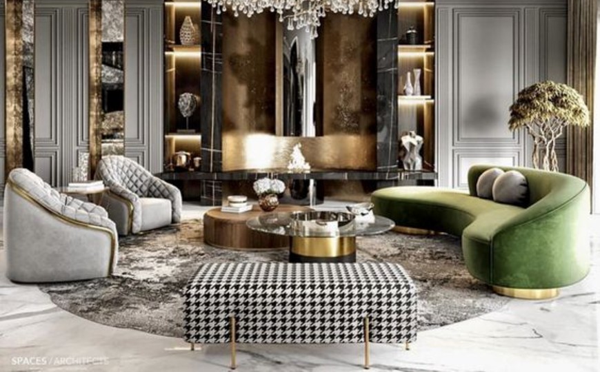 5 Gorgeous Living Room Designs Using a Velvet Sofa!