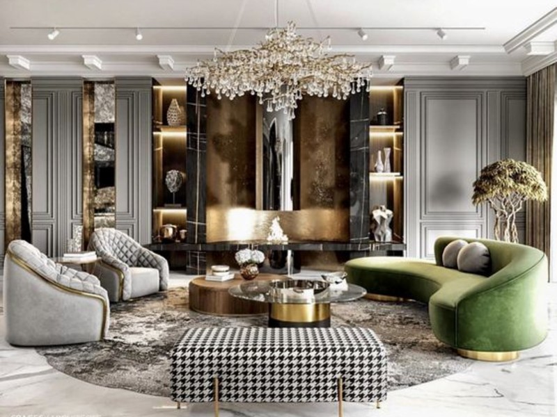 5 Gorgeous Living Room Designs Using a Velvet Sofa!