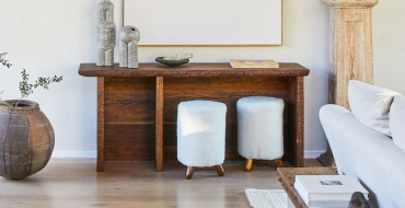 LRI 19 Console Table Decorating Ideas That Tie The Whole Room Together